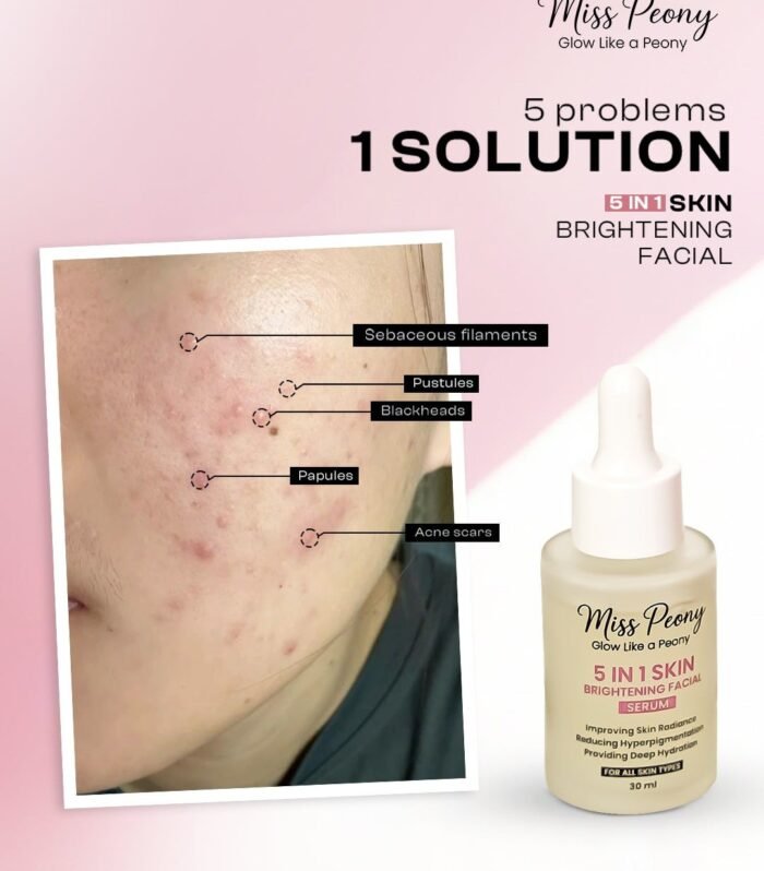 5 in 1 Skin Brightening Facial Serum